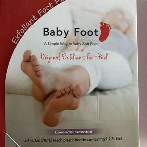 Baby foot exfoliant foot peel